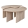 Sofabord LUVIA, marmorlook, beige