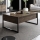 Sofabord LUXE 40x90 cm valnød/sort