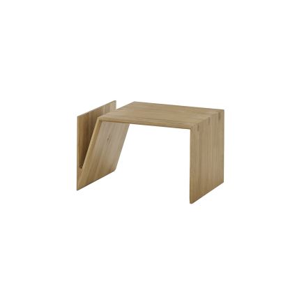 PRISM sofabord med lodret og vandret justering, 60x40 cm, eg