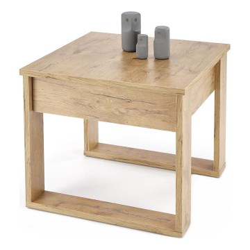 Sofabord med skuffe NEA 52x60 cm eg wotan