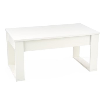 Sofabord med skuffer NEA 52x110 cm hvid