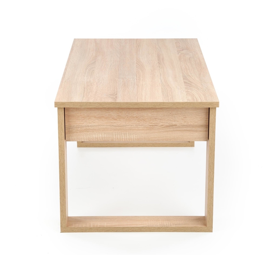 Sofabord med skuffer NEA 52x110 cm beige/eg sonoma