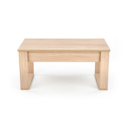 Sofabord med skuffer NEA 52x110 cm beige/eg sonoma