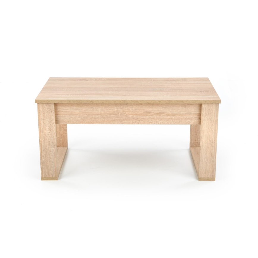 Sofabord med skuffer NEA 52x110 cm beige/eg sonoma