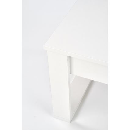 Sofabord med skuffer NEA 52x110 cm hvid