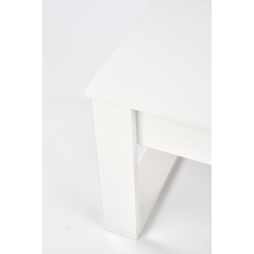 Sofabord med skuffer NEA 52x110 cm hvid