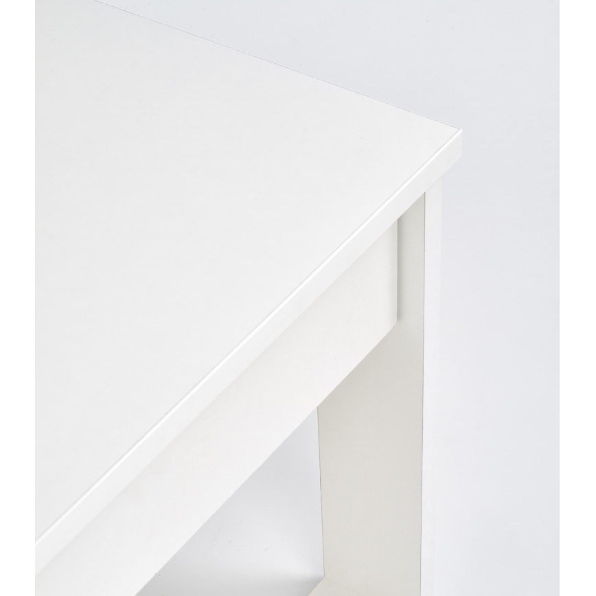 Sofabord med skuffer NEA 52x110 cm hvid