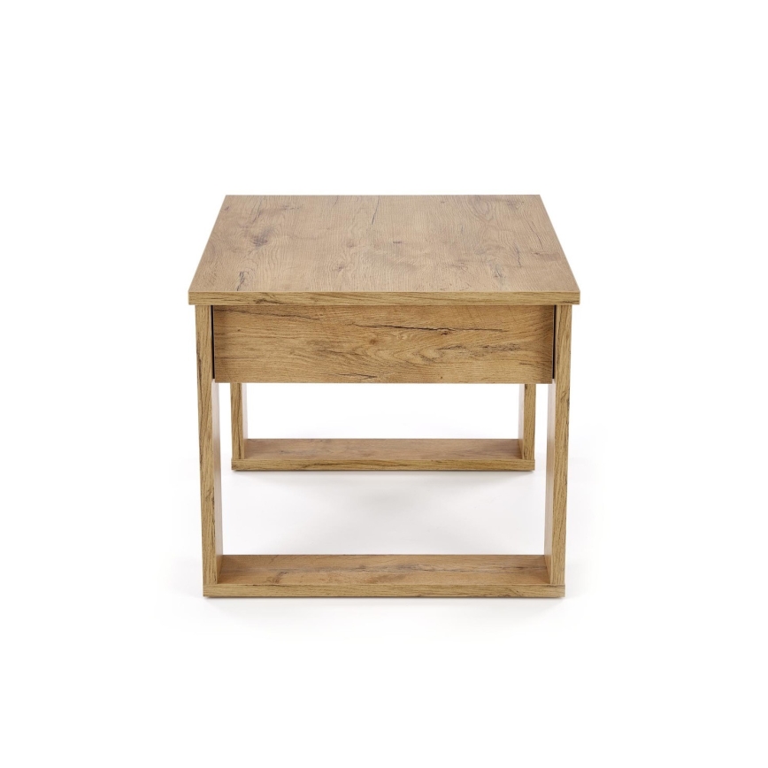 Sofabord med skuffe NEA 52x60 cm eg wotan