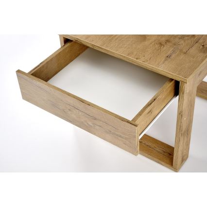 Sofabord med skuffe NEA 52x60 cm eg wotan