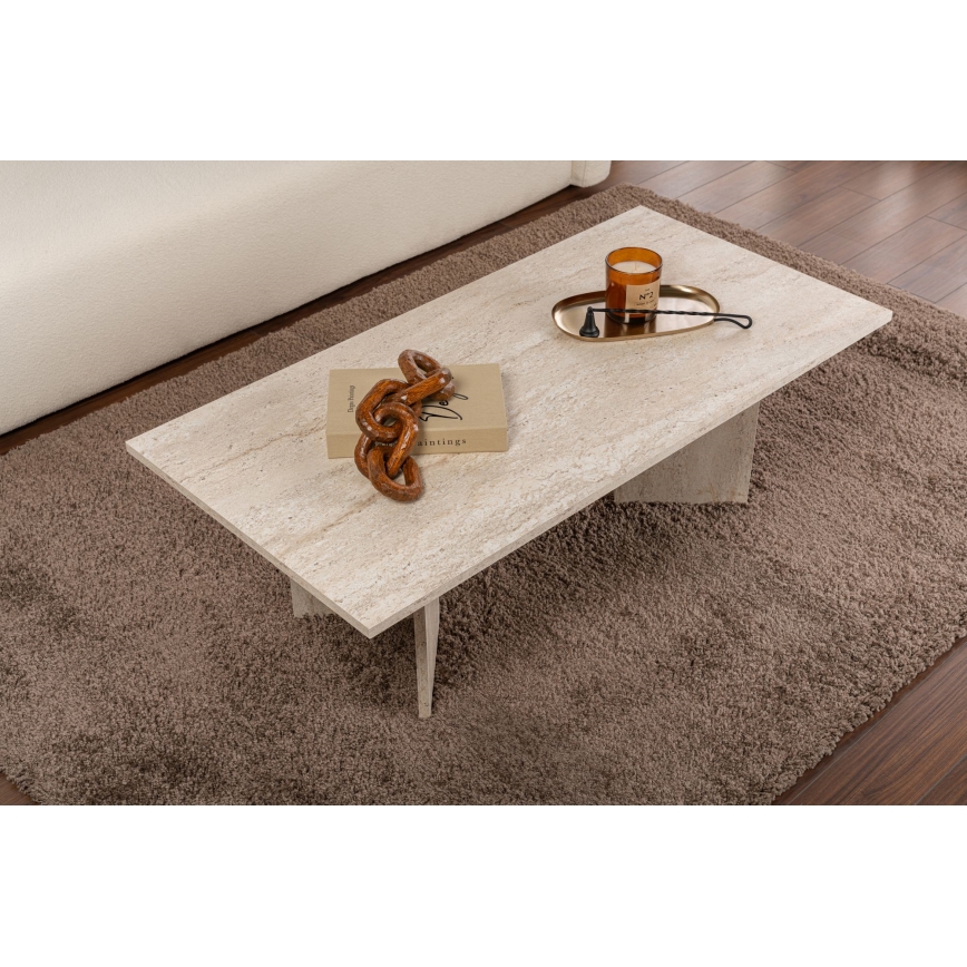 Sofabord NEL 119x60 cm beige