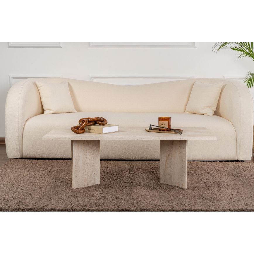 Sofabord NEL 119x60 cm beige