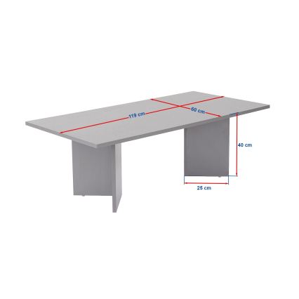 Sofabord NEL 119x60 cm beige