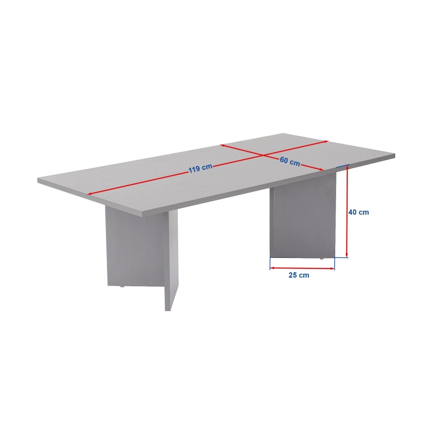 Sofabord NEL 119x60 cm beige