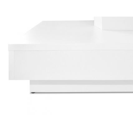 Sofabord NENANI 34x70 cm hvid/eg wotan