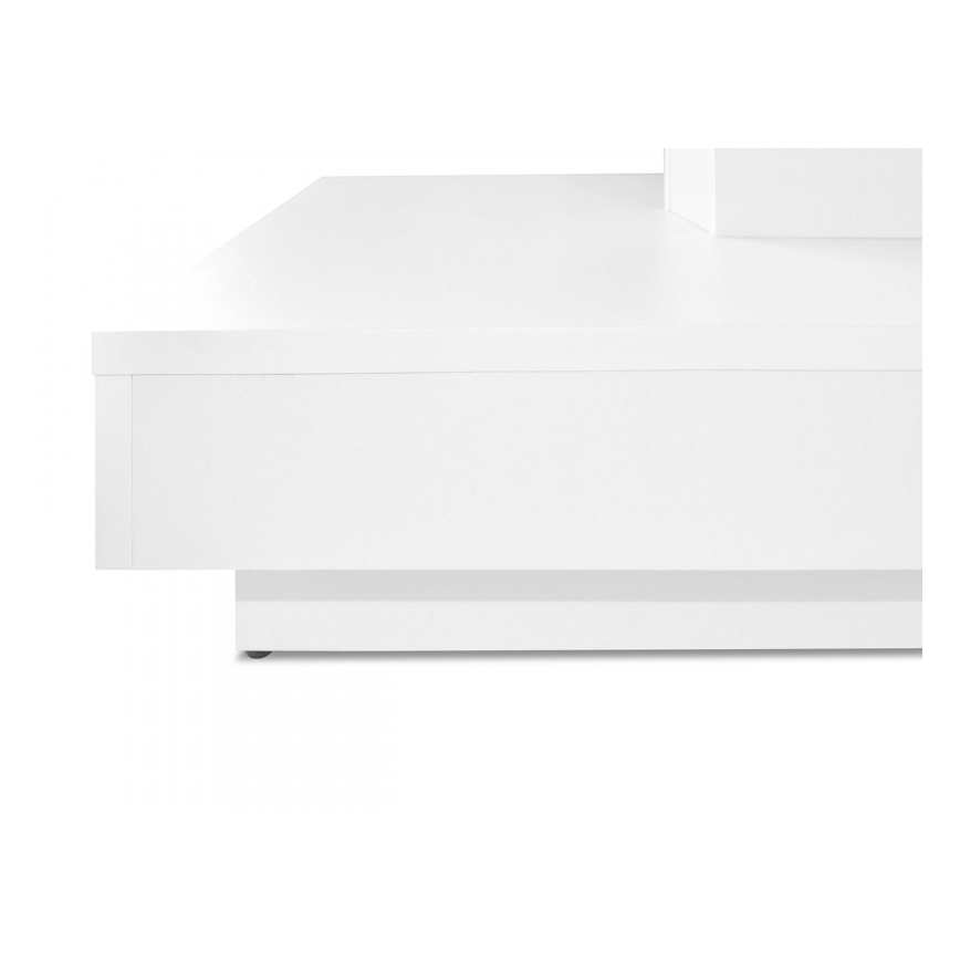 Sofabord NENANI 34x70 cm hvid/eg wotan