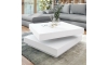Sofabord NENANI 34x70 cm hvid
