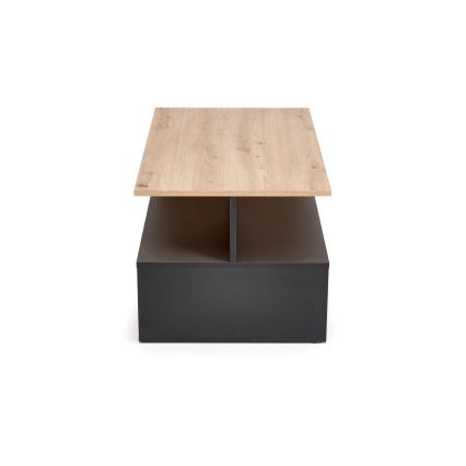 Sofabord NOTE 90x51 cm sort/eg artisan