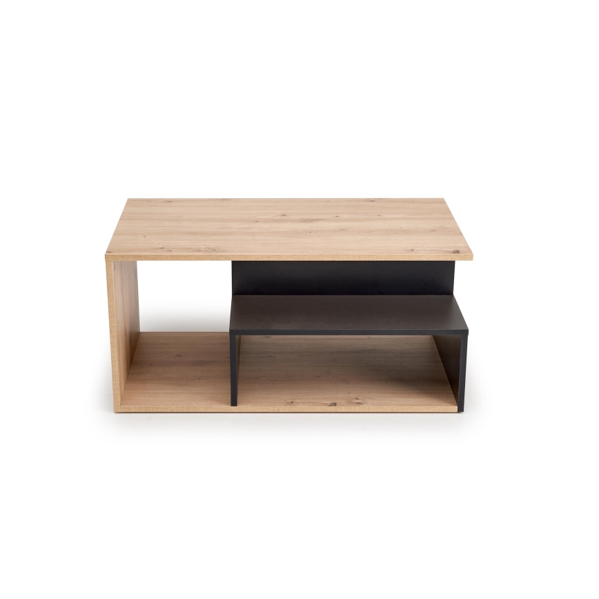 Sofabord NOTE 90x51 cm sort/eg artisan