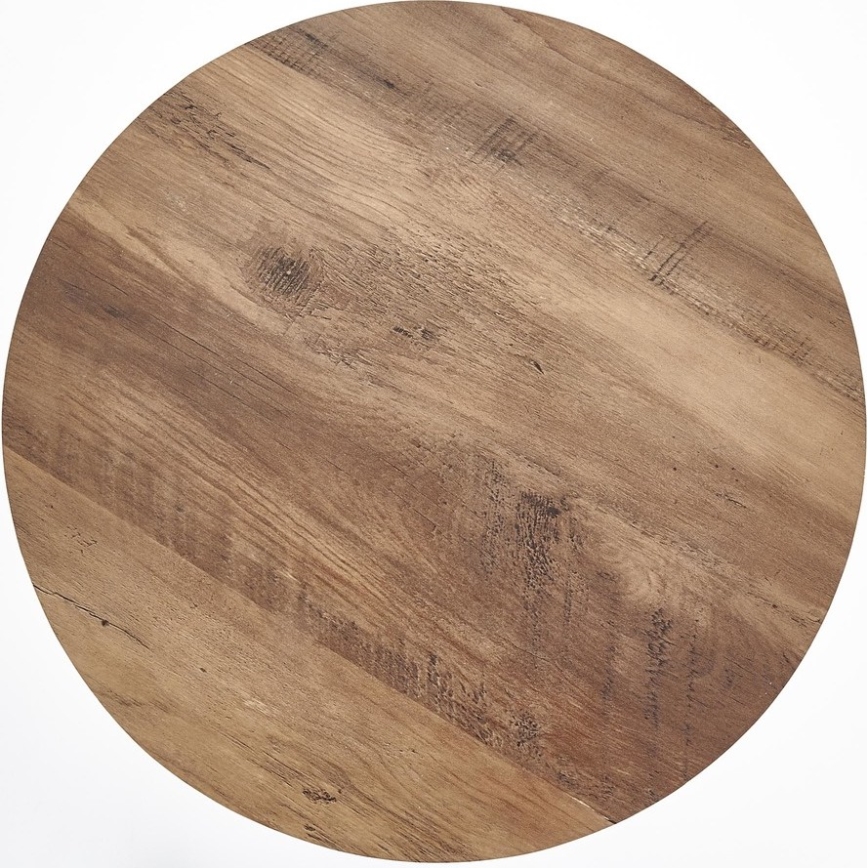 Sofabord NUBIRA 51x40 cm sort/valnød