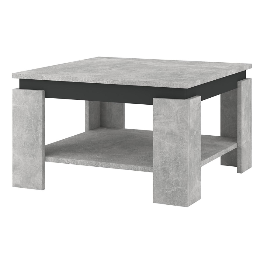 Sofabord OLAF, grå beton/antracit
