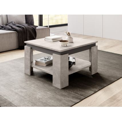 Sofabord OLAF, grå beton/antracit