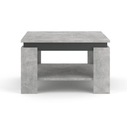 Sofabord OLAF, grå beton/antracit