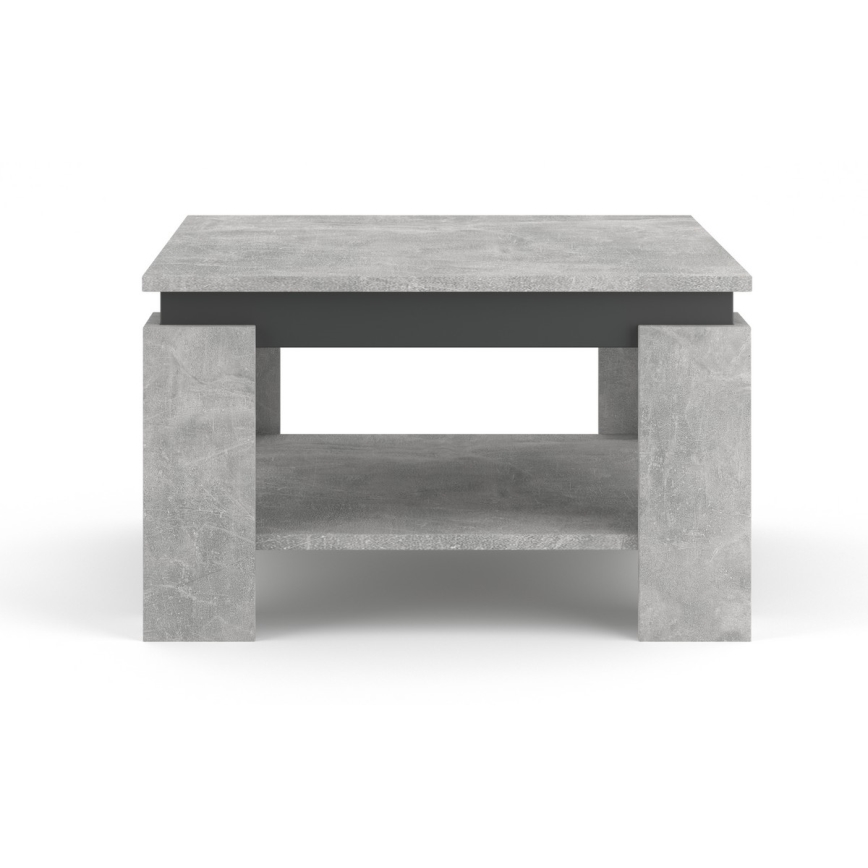 Sofabord OLAF, grå beton/antracit