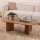 Sofabord OVAL 60x120 cm brun