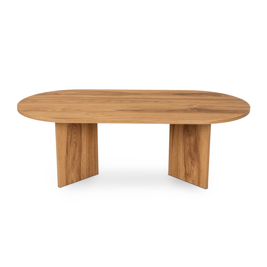 Sofabord OVAL 60x120 cm brun