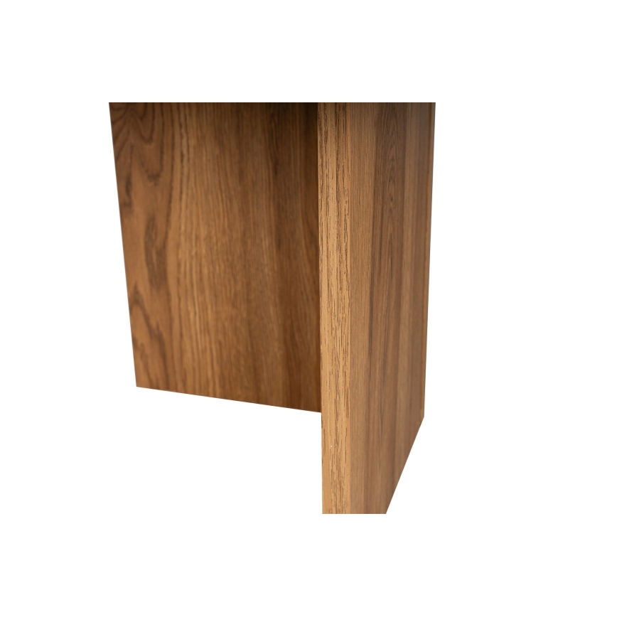 Sofabord OVAL 60x120 cm brun
