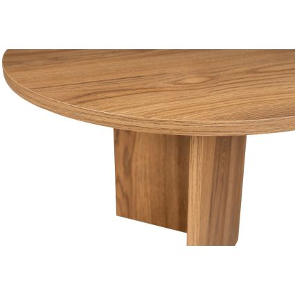 Sofabord OVAL 60x120 cm brun