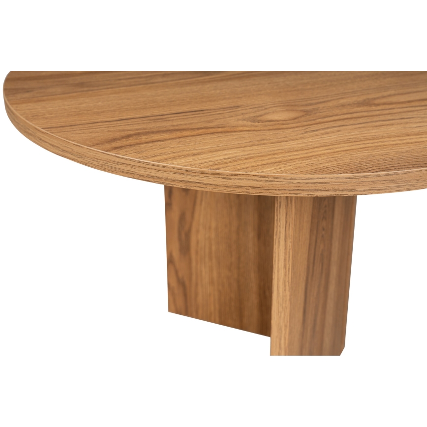 Sofabord OVAL 60x120 cm brun