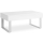 Sofabord PAVO 45x110 cm skinnende hvid
