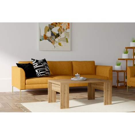 Sofabord PRIDA 40x90 cm brun