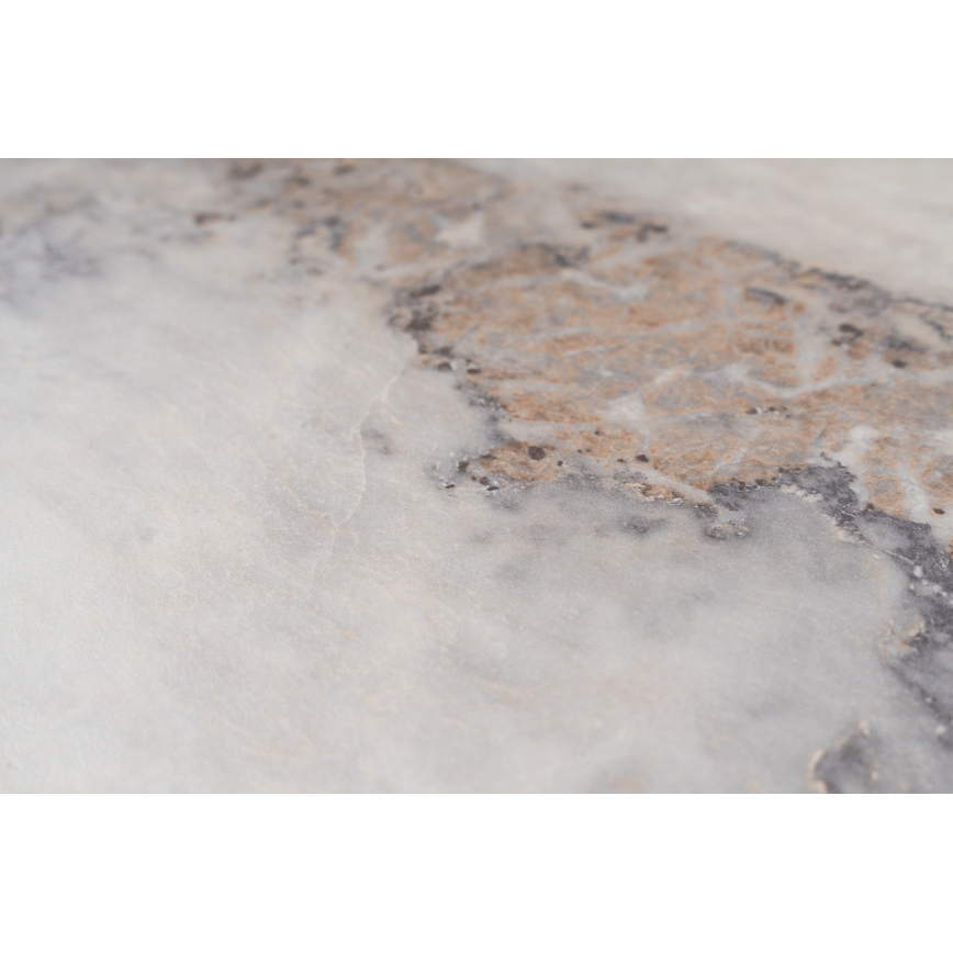 Sofabord PRIZMA 35x90 cm i marmorlook