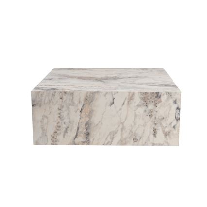 Sofabord PRIZMA 90x90 cm marmor