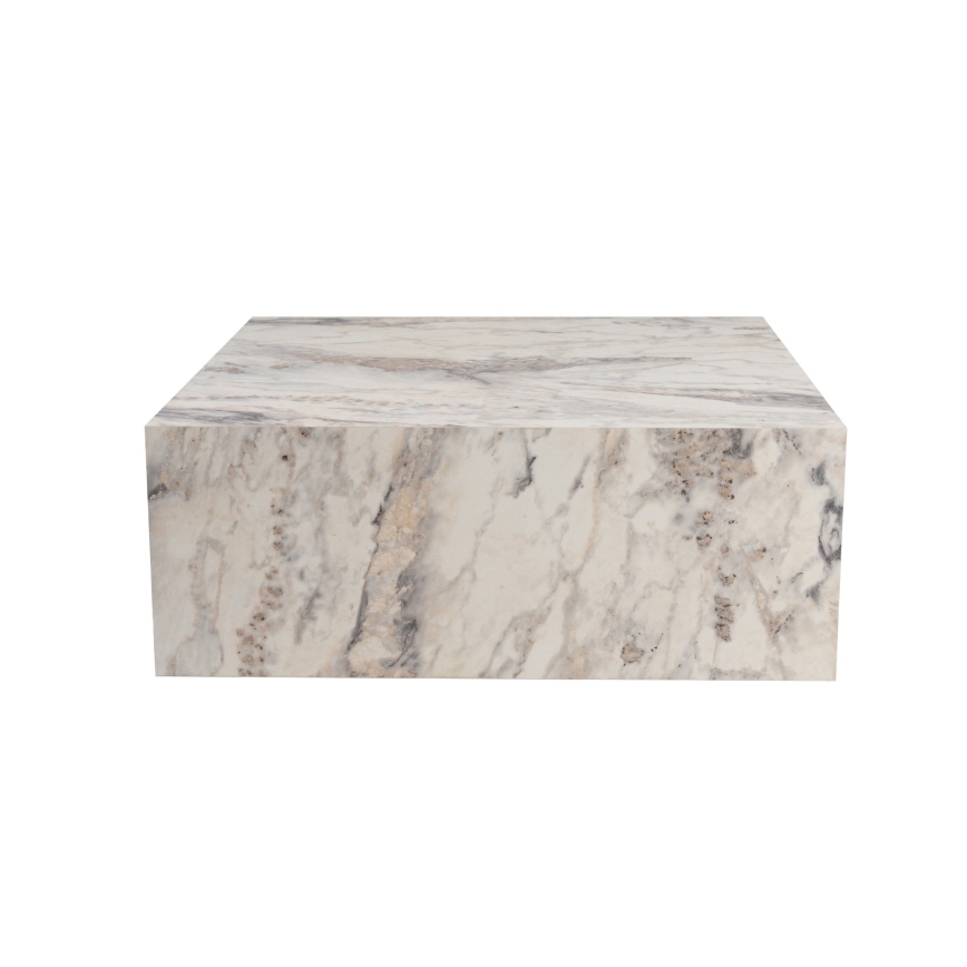 Sofabord PRIZMA 90x90 cm marmor