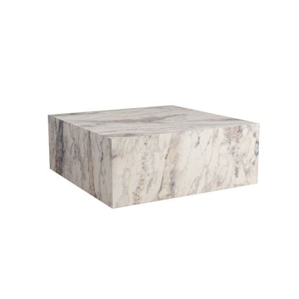 Sofabord PRIZMA 90x90 cm marmor
