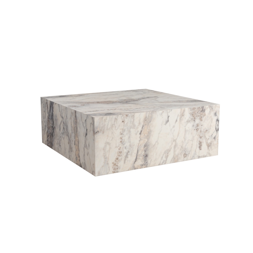 Sofabord PRIZMA 90x90 cm marmor