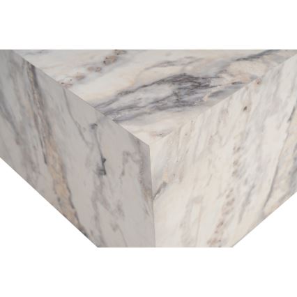 Sofabord PRIZMA 90x90 cm marmor