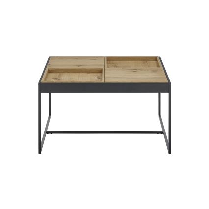 Sofabord PULSE 83x83 cm eg/sort