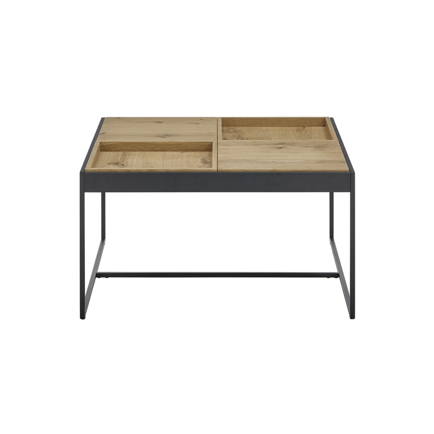 Sofabord PULSE 83x83 cm eg/sort