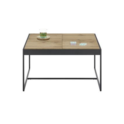 Sofabord PULSE 83x83 cm eg/sort