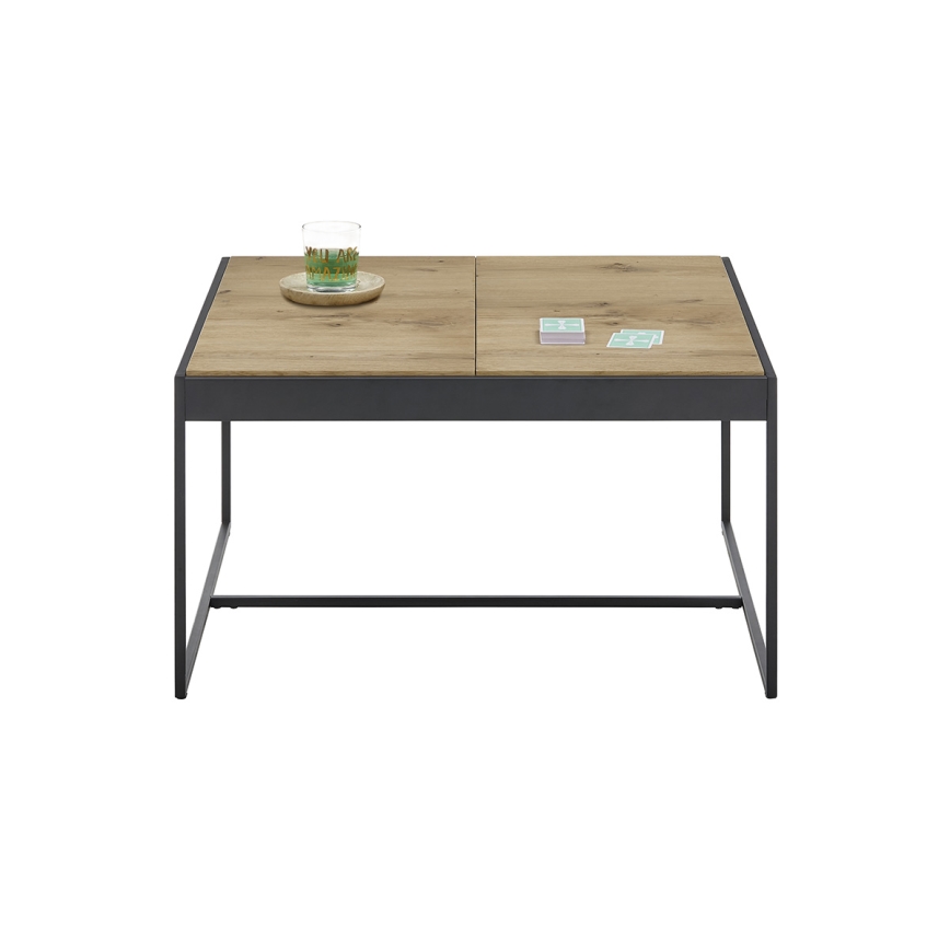 Sofabord PULSE 83x83 cm eg/sort
