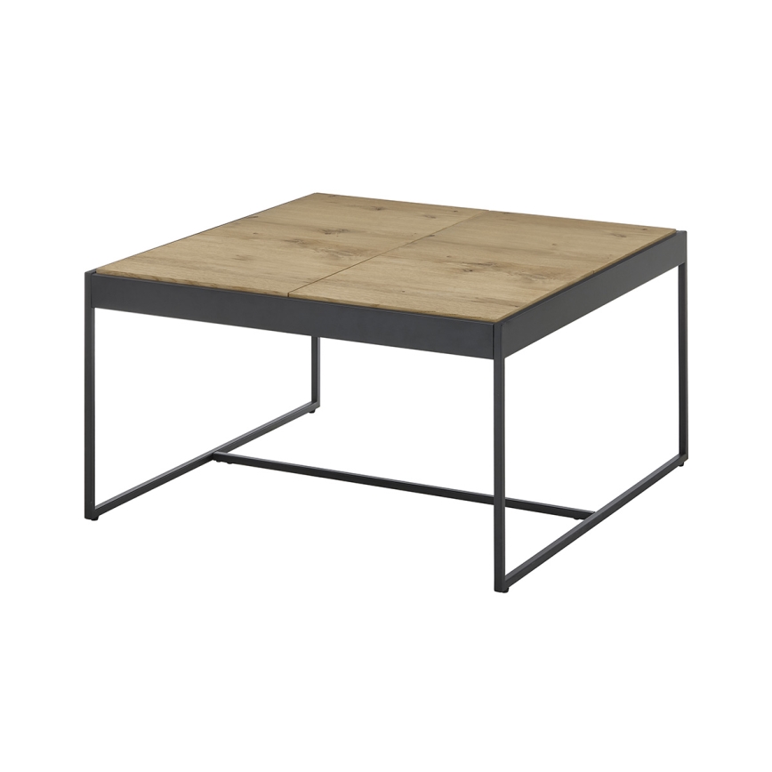 Sofabord PULSE 83x83 cm eg/sort