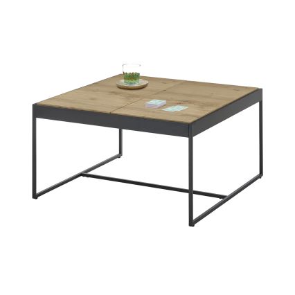 Sofabord PULSE 83x83 cm eg/sort
