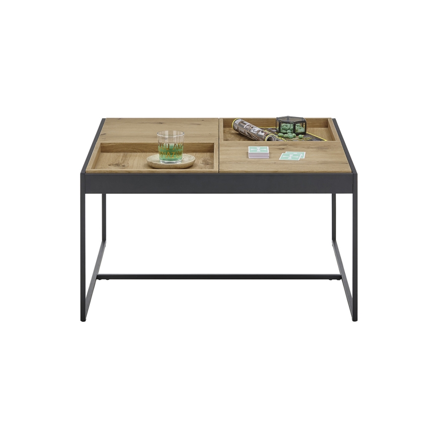 Sofabord PULSE 83x83 cm eg/sort