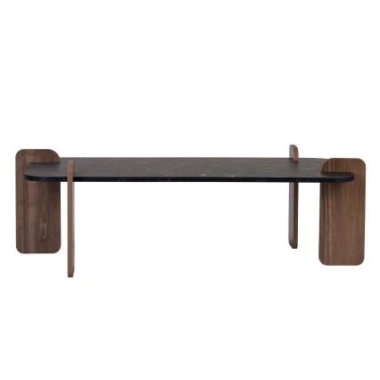 Sofabord PURO 120x60 cm valnød/sort