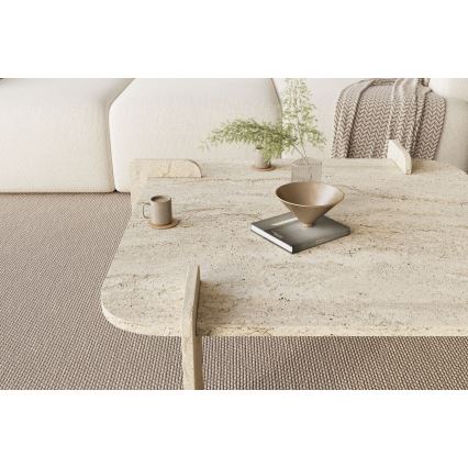 Sofabord PURO 90x90 cm beige