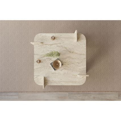 Sofabord PURO 90x90 cm beige